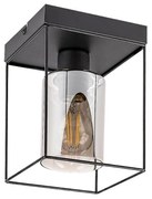 Plafoniera design modern Chadwick negru, fumuriu