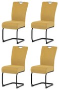 Set de scaune de sufragerie DCL-E2008 YEL2, 4 buc.