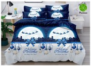 Set Lenjerie De Pat Craciun 6 Piese Pat 2 Persoane, Christmas Collection