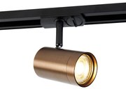 Spot pe șină monofazat modern bronz închis - Iconic Jeana