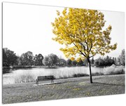 Tablou - relaxare în parc (90x60 cm)