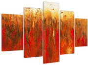 Tablou cu abstracție pictată (150x105 cm)