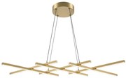 Lustra LED suspendata design geometric Halo alama