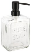 Dispenser de săpun din sticlă PURE SOAP, 550 ml