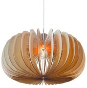 Lustra Suspendata din Lemn, Hazo 65 Natur