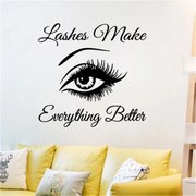 Sticker perete Salon Eyelashes 2