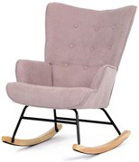 Fotoliu balansoar PINK2, roz