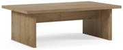 Măsuță de cafea în culoare naturală cu blat cu aspect de lemn de stejar 70x120 cm Loana – Marckeric