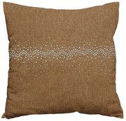 Husa de perna decorativa STONY 40x40 cm, maro deschis