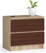 Noptieră Kalista (stejar sonoma + wenge). 1069021