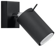 Spot LED de perete ASMUS 1xGU10/7W/230V negru Brilagi