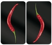 WENKO 2521380100 - Capac pentru plită 30x52 cm, multicolor/gri/transparent