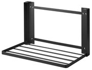 Raft pentru baie negru mat de montat pe perete din oțel Tower – YAMAZAKI