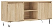 vidaXL Comodă TV, stejar sonoma, 104x35x50 cm, lemn compozit