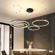 Lustra LED Cu Telecomanda, Elit's Esn1796-BK, 226W, NEGRU