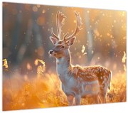 Tablou - Cerb în câmp (70x50 cm)
