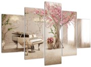 Tablou - Interior de vis cu pian (150x105 cm)