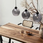 Lustra cu 3 pendule modern PALMER fumuriu