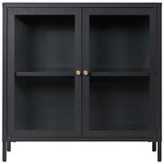 Vitrină neagră din metal 80x80 cm Dalby – House Nordic