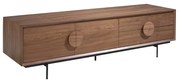 Comoda TV moderna design LUX Walnut and Black