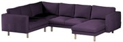 Husă pentru canapea de colț Norsborg cu 5 locuri și șezlong Norsborg