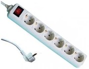 Prelungitor 6 prize schuko 5 metri  intrerupator 3 X 1.5mm 03617 COMTEC