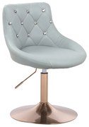 HC931N Scaun Gri cu Bază Aurie