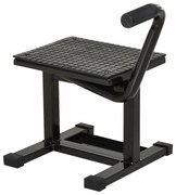 DURHAND Suport Motociclete din Oțel, Suport pentru Motociclete cu Suprafața și Manivelă din Cauciuc, 48x34x43 cm, Negru | Aosom Romania