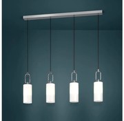 Lustră pe cablu Eglo 390129 MAJANA 4xE27/40W/230V crom lucios