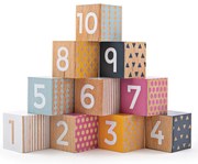 CUBURI DIN LEMN - INVAT SA NUMAR - BIGJIGS TOYS (32004)