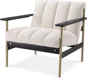 Fotoliu elegant design LUX Elan, Boucle crem