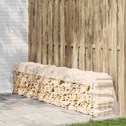 vidaXL Prelata transparenta cu ochiuri 1x6 m polietilena