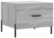 vidaXL Măsuță de cafea, gri sonoma, 50x50x40 cm, lemn prelucrat
