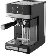Sencor - Espressor manual cu portafiltru, 1350 W/230 V, negru/crom mat