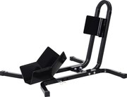 HOMCOM Suport pentru Motocicletă Reglabil pe 3 Nivele, Sistem de Blocare Roți Motocicletă în Metal cu Găuri, 60x55x43 cm, Negru