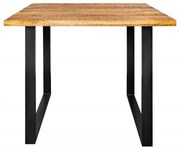 Masa de bar design industrial Iron Craft 120cm natur Mango