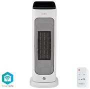 Ventilator cu element de încălzire Nedis HTFA20WTW 1400/2000W/230V Wi-Fi Tuya + telecomandă