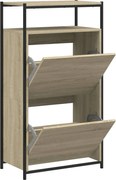 vidaXL Pantofar, stejar sonoma, 60x34x112 cm, lemn compozit