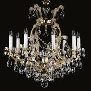 Candelabru cristal Bohemia 8 brate, diam.73cm MARIA TEREZIA 11 CE