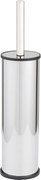 Perie de toaleta cu recipient etans din otel inoxidabil OLMEDO, Ø 8,5 cm