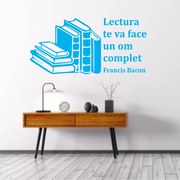 Sticker perete Lectura te va face un om complet