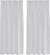vidaXL Cortină din Voile 2 pcs Gri deschis 175 x 140 cm Poliester