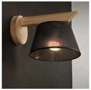 Aplică Brilagi ANTHONY 1xE14/40W/230V stejar/negru