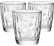 Set de pahare Bormioli Rocco Diamond, 3 piese, 300 ml, 300 ml