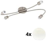 Spot LED Eglo MY CHOICE 4xE14/4W/230V crom/alb