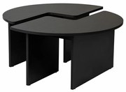 Măsuță de cafea Moira Wood Black