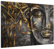 Tablou pe sticlă - Unirea îmțelepciunilor (70x50 cm)