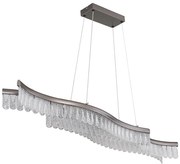 Lustră LED pe cablu Globo 67348H JULIET LED/35W/230V 3200K crom mat