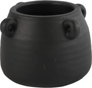 Jardiniera din beton neagra CELTIC Marime: S