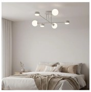 Lustră aplicată HOLON 3xG9/8W/230V + 3xGX53/12W gri